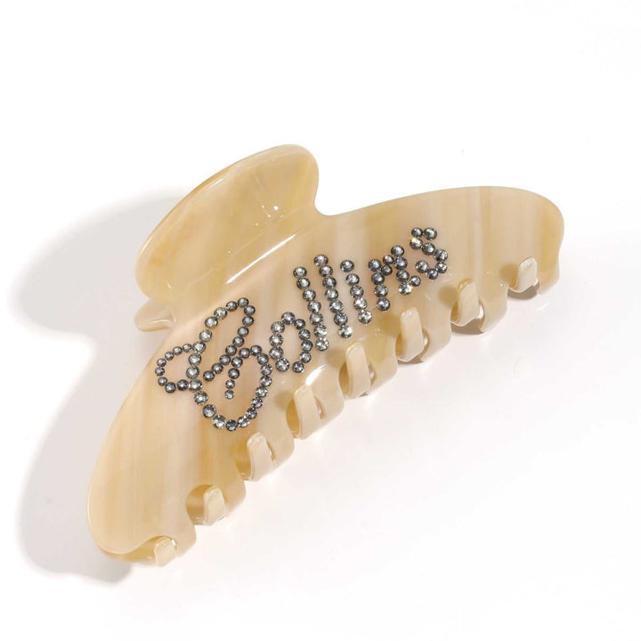 Custom Claw Clip with Personal Text
