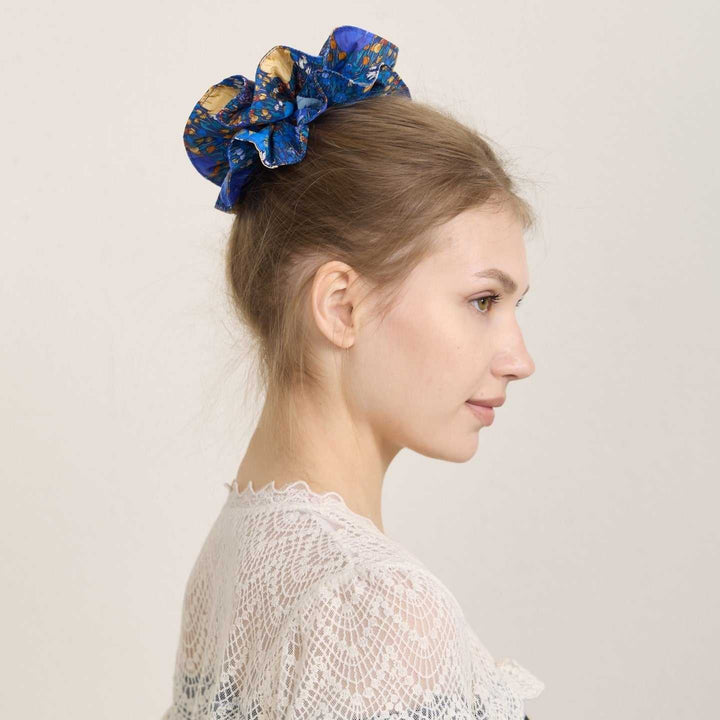 Double Layered Scrunchie - Amalia Tulip