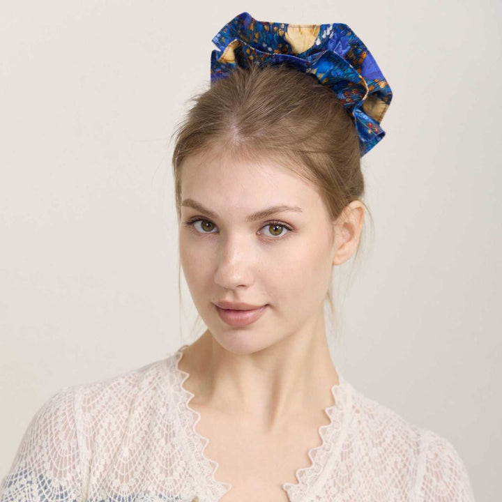Double Layered Scrunchie - Amalia Tulip