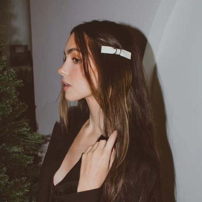 3. French Bowtie Barrette